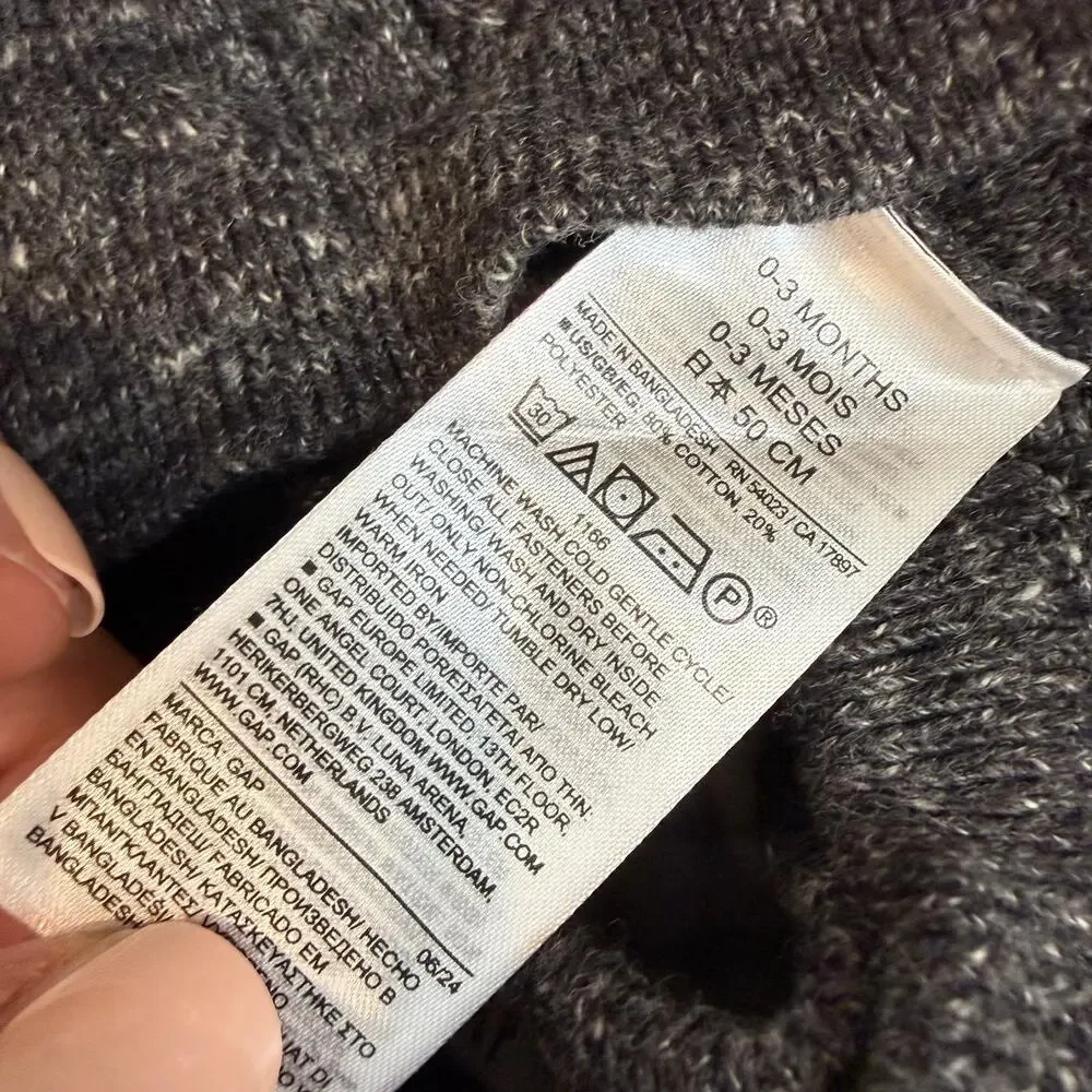 NWT Baby Gap Cable Knit Polo Sweater Outfit Boy 0-3 Months Collar Pants Henley